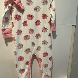 Monica + Andy Girls Rose Romper